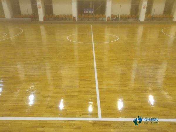 鹽城室內運動木地板安裝
