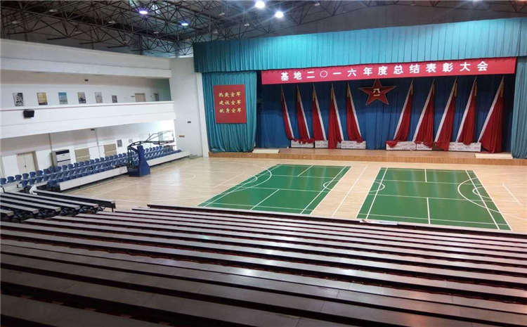 20厚籃球場地木地板雙層龍骨結(jié)構(gòu)