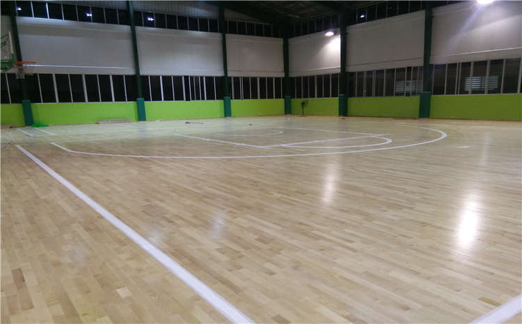 柞木實木運動地板施工技術方案