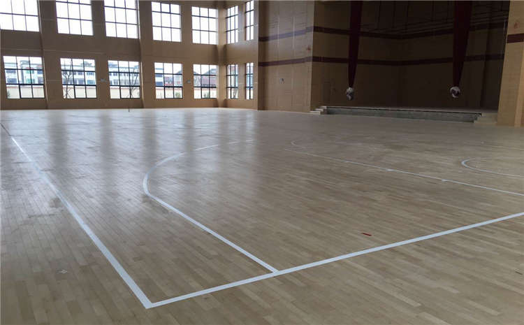 五角楓舞臺木地板板式龍骨結構